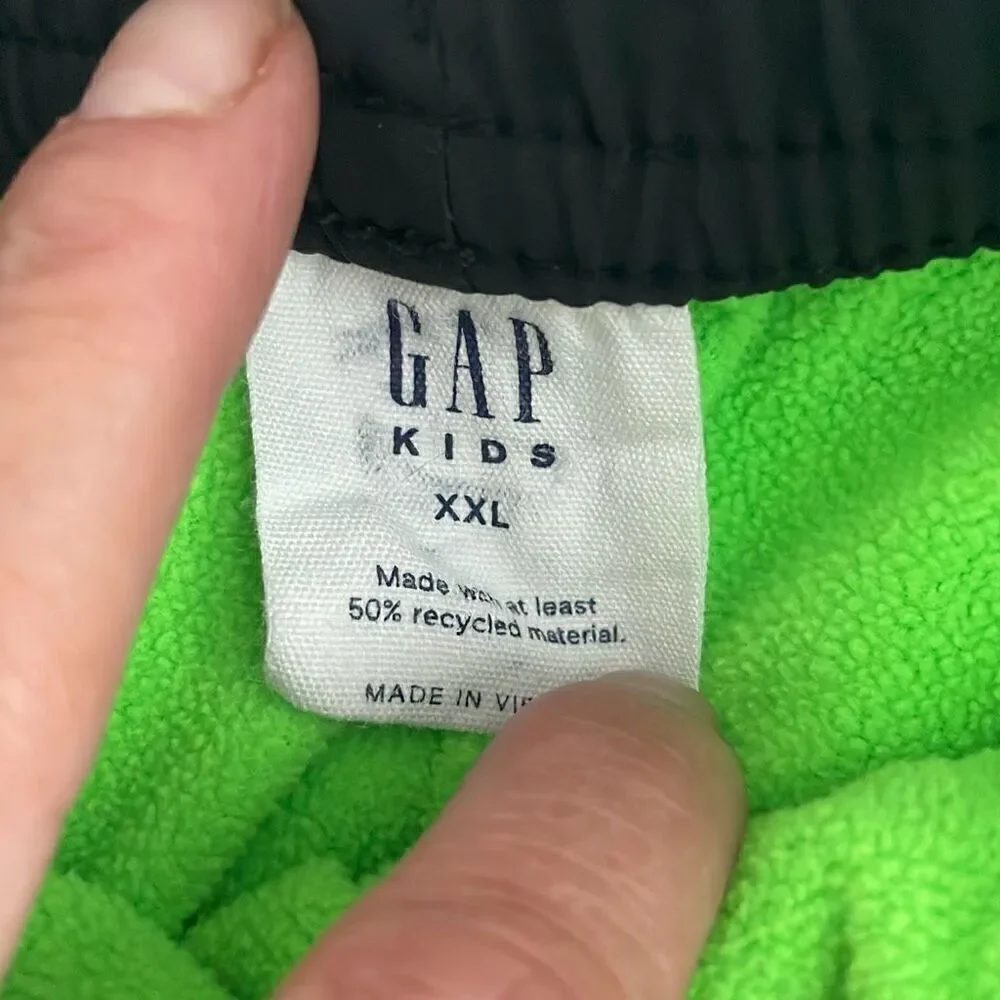 EUC Gap Kids Nylon Water Resistant Fleece-Lined Tech Pants - Size XXL